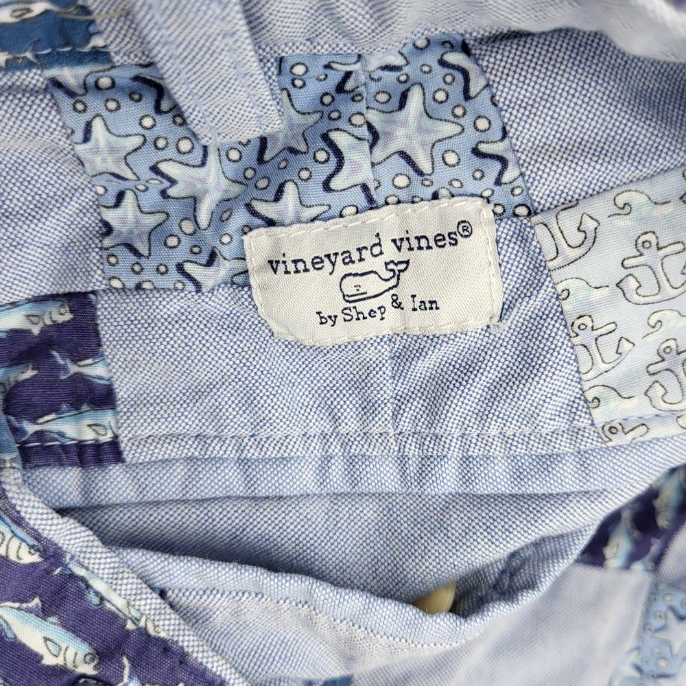 Vineyard Vines Blue Patchwork Shorts - image 8